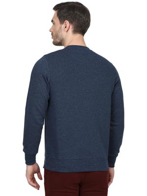 navy blue printed sweatshirt - 17512707 - Standard Image - 3