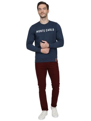 navy blue printed sweatshirt - 17512707 - Standard Image - 4