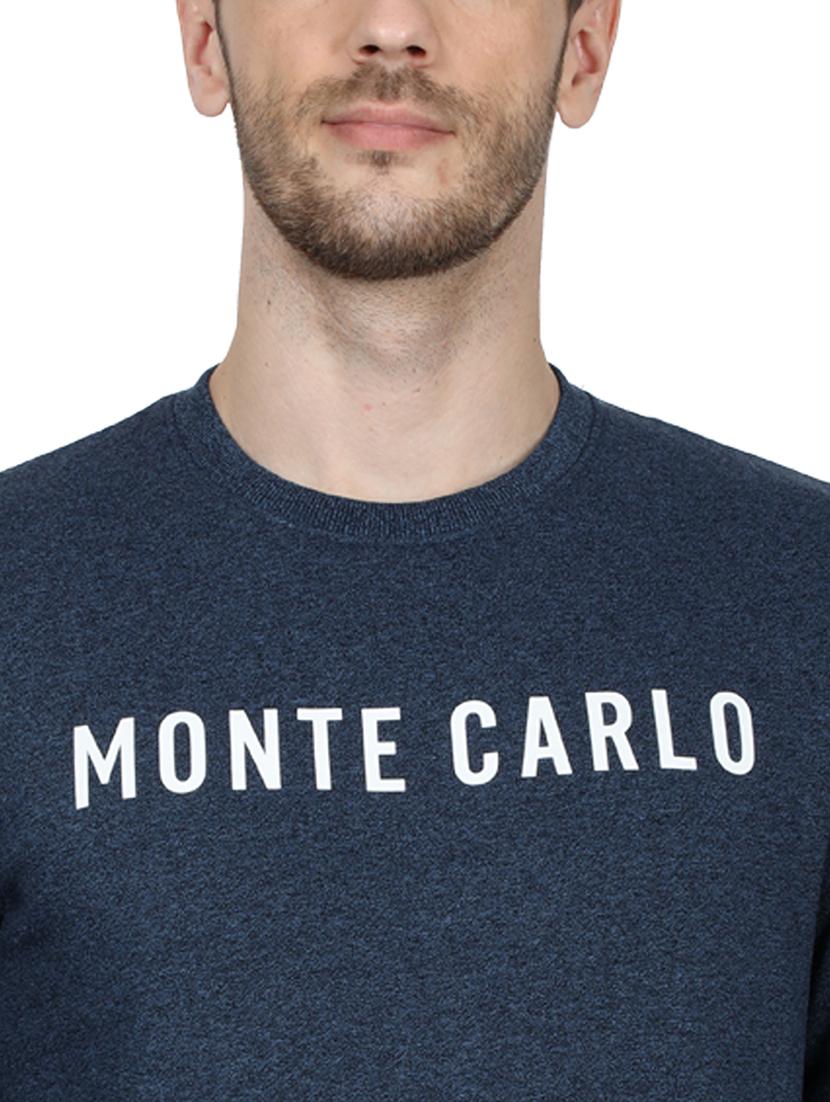 navy blue printed sweatshirt - 17512707 - Zoom Image - 5
