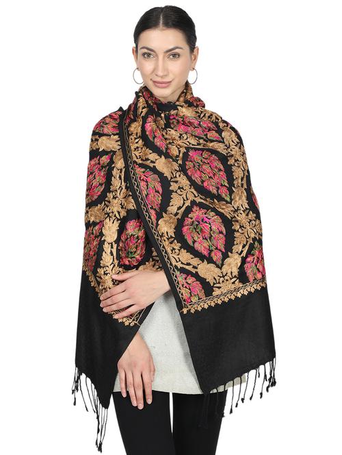 embroidered cotton stole - 17512790 - Standard Image - 1