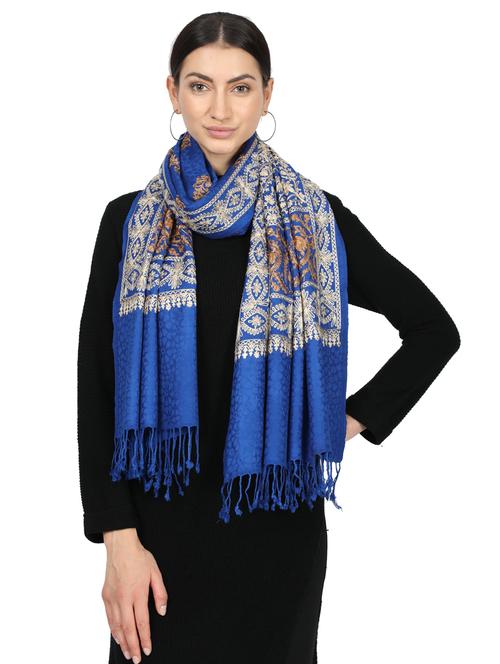 embroidered cotton stole - 17512791 - Standard Image - 1