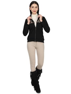 hooded neck printed jacket - 17512955 - Standard Image - 4