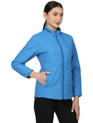 stand collar quilted jacket - 17513009 - Standard Image - 2