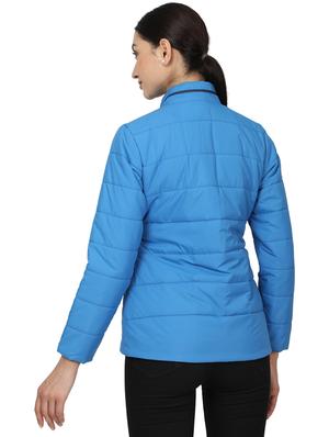 stand collar quilted jacket - 17513009 - Standard Image - 3