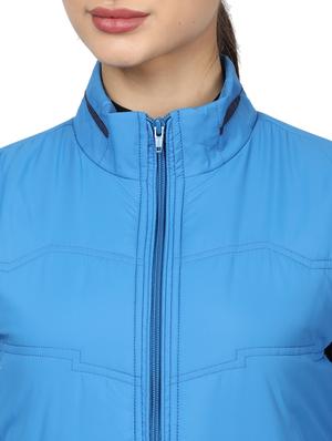 stand collar quilted jacket - 17513009 - Standard Image - 4