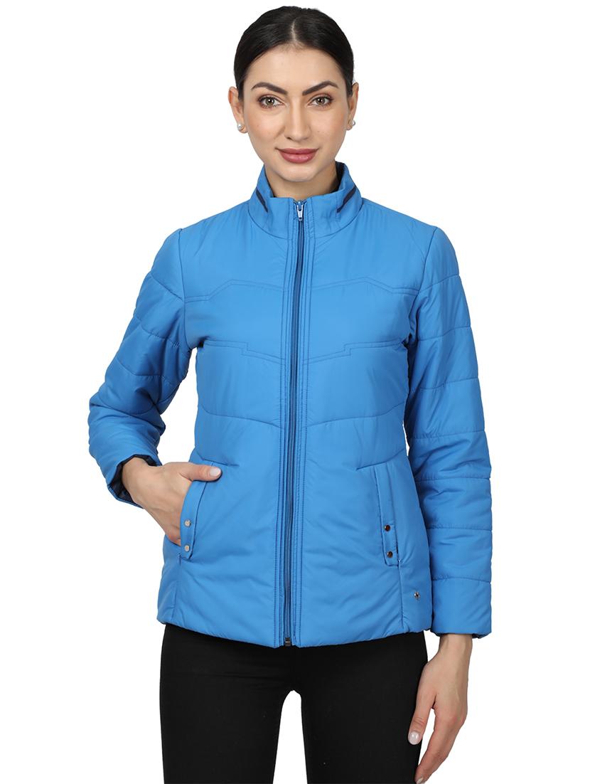 stand collar quilted jacket - 17513009 - Zoom Image - 1