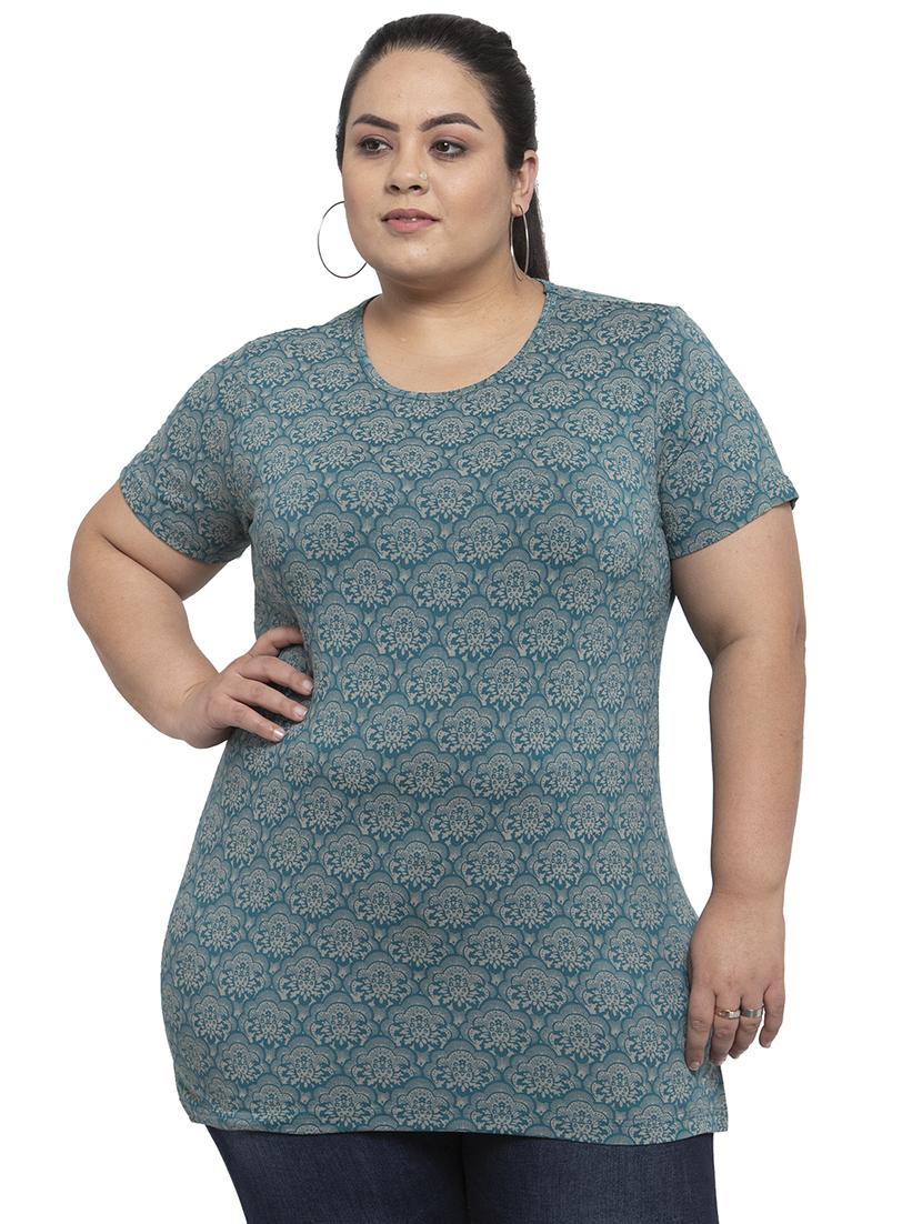 printed plus tee - 17513307 - Zoom Image - 1
