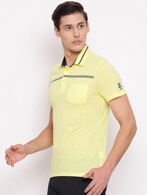 yellow printed polo t-shirt - 17513523 - Standard Image - 2