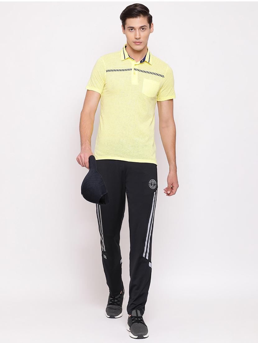 yellow printed polo t-shirt - 17513523 - Zoom Image - 4