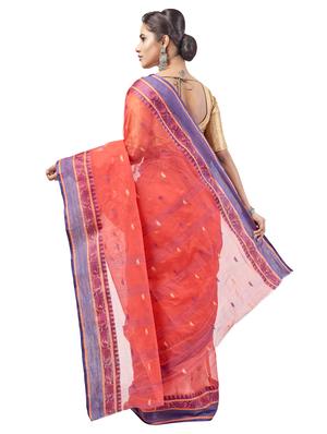 self design tant saree - 17513770 - Standard Image - 2