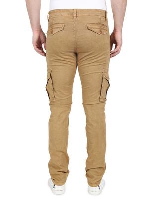 khaki solid cargos - 17513813 - Standard Image - 2