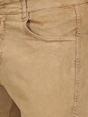 khaki solid cargos - 17513813 - Standard Image - 5