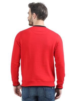 red printed casual sweatshirt - 17514036 - Standard Image - 3