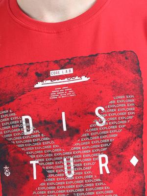 red printed casual sweatshirt - 17514036 - Standard Image - 5