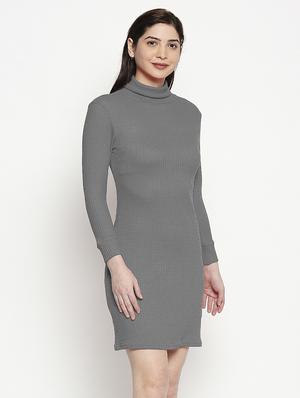 turtle neck bodycon dress - 17514213 - Standard Image - 2