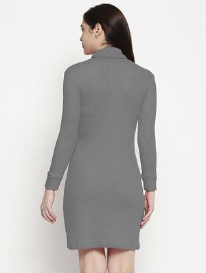 turtle neck bodycon dress - 17514213 - Standard Image - 3