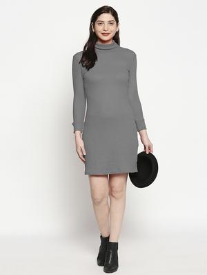 turtle neck bodycon dress - 17514213 - Standard Image - 4