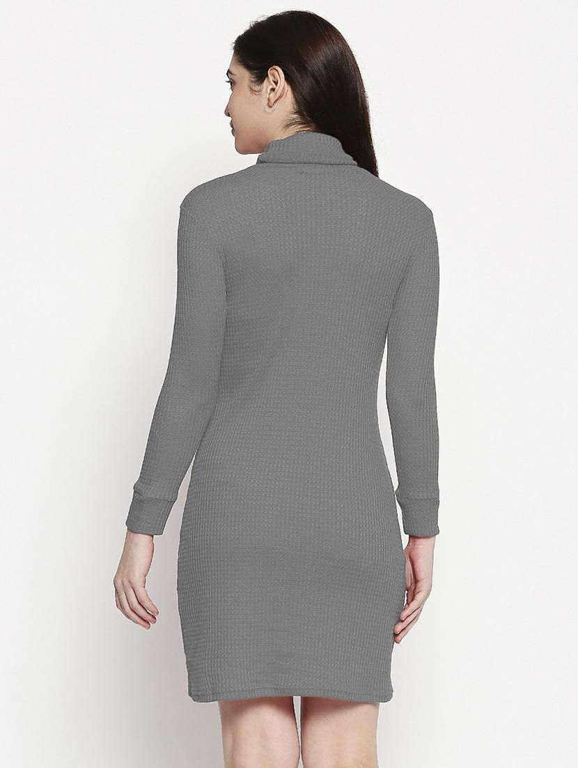 turtle neck bodycon dress - 17514213 - Zoom Image - 3