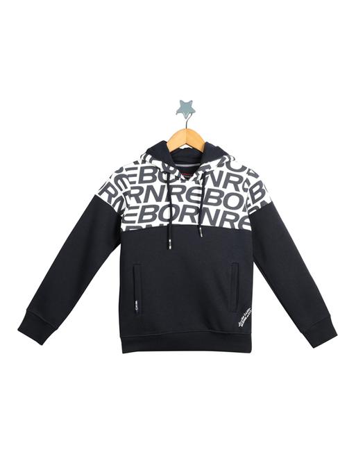 hooded neck printed sweatshirt - 17514288 - Standard Image - 1