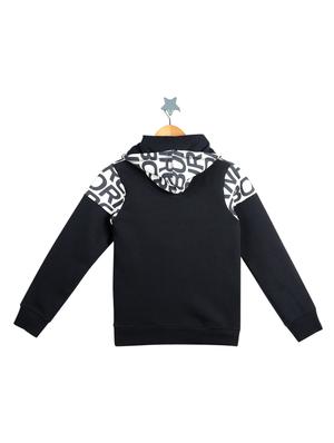 hooded neck printed sweatshirt - 17514288 - Standard Image - 2
