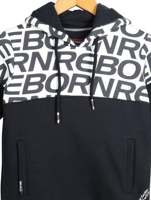 hooded neck printed sweatshirt - 17514288 - Standard Image - 3