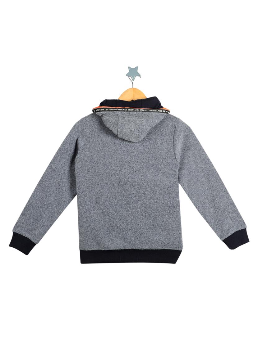 hooded neck printed sweatshirt - 17514292 - Zoom Image - 2