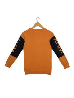 round neck printed sweater - 17514379 - Standard Image - 2