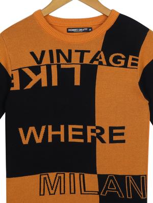 round neck printed sweater - 17514379 - Standard Image - 3