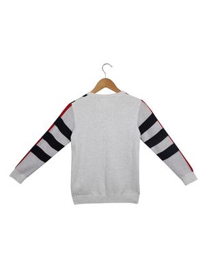 round neck printed sweater - 17514380 - Standard Image - 2