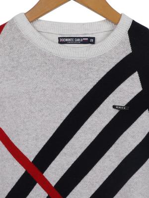 round neck printed sweater - 17514380 - Standard Image - 3