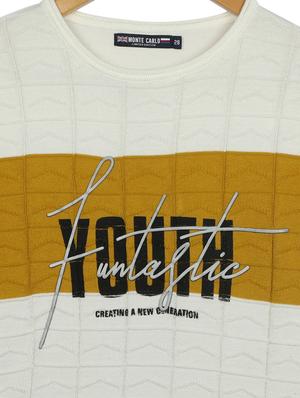 round neck printed sweater - 17514385 - Standard Image - 3