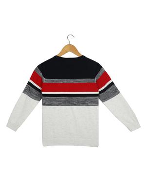 round neck printed sweater - 17514386 - Standard Image - 2
