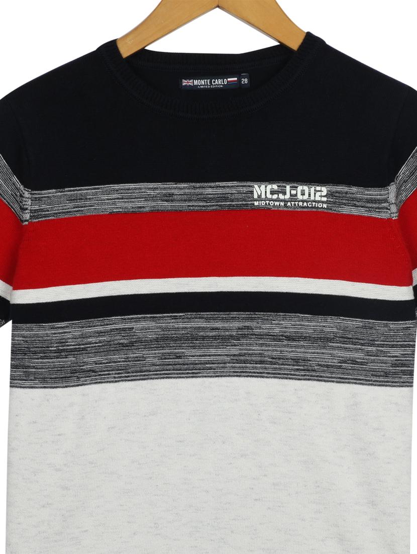 round neck printed sweater - 17514386 - Zoom Image - 3