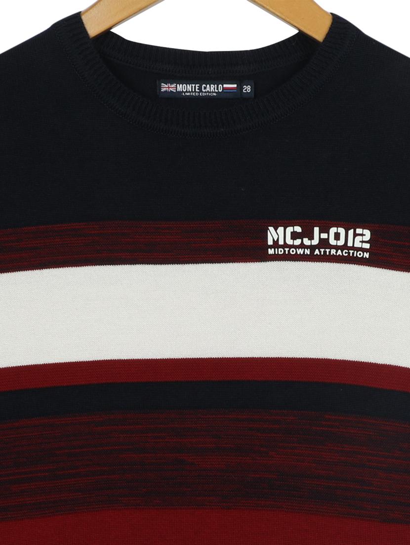 round neck printed sweater - 17514387 - Zoom Image - 3
