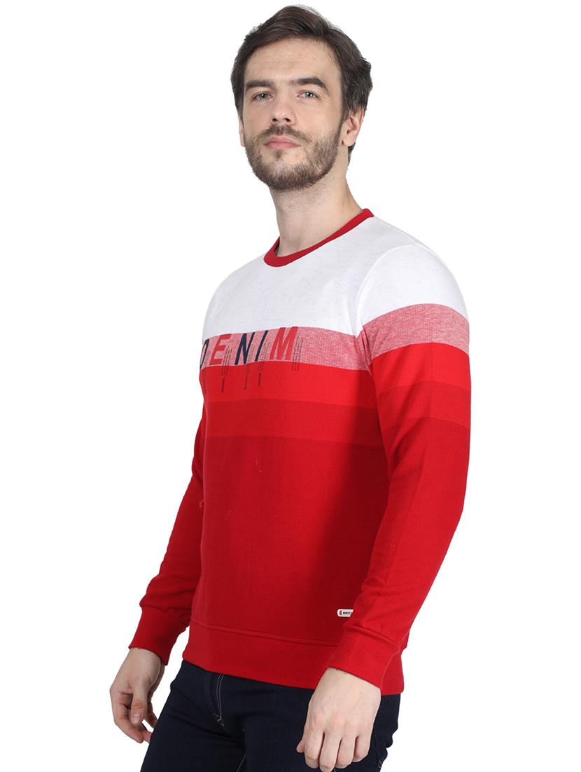 red printed sweatshirt - 17514960 - Zoom Image - 2