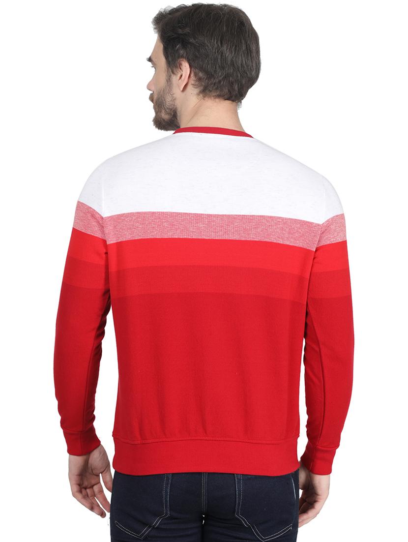 red printed sweatshirt - 17514960 - Zoom Image - 3