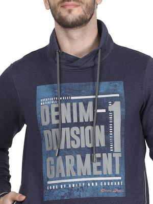 blue printed sweatshirt - 17514964 - Standard Image - 5