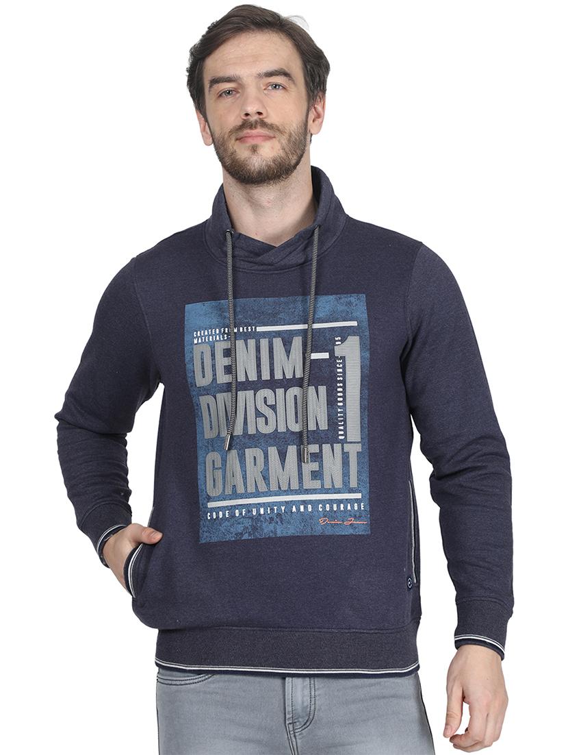 blue printed sweatshirt - 17514964 - Zoom Image - 1