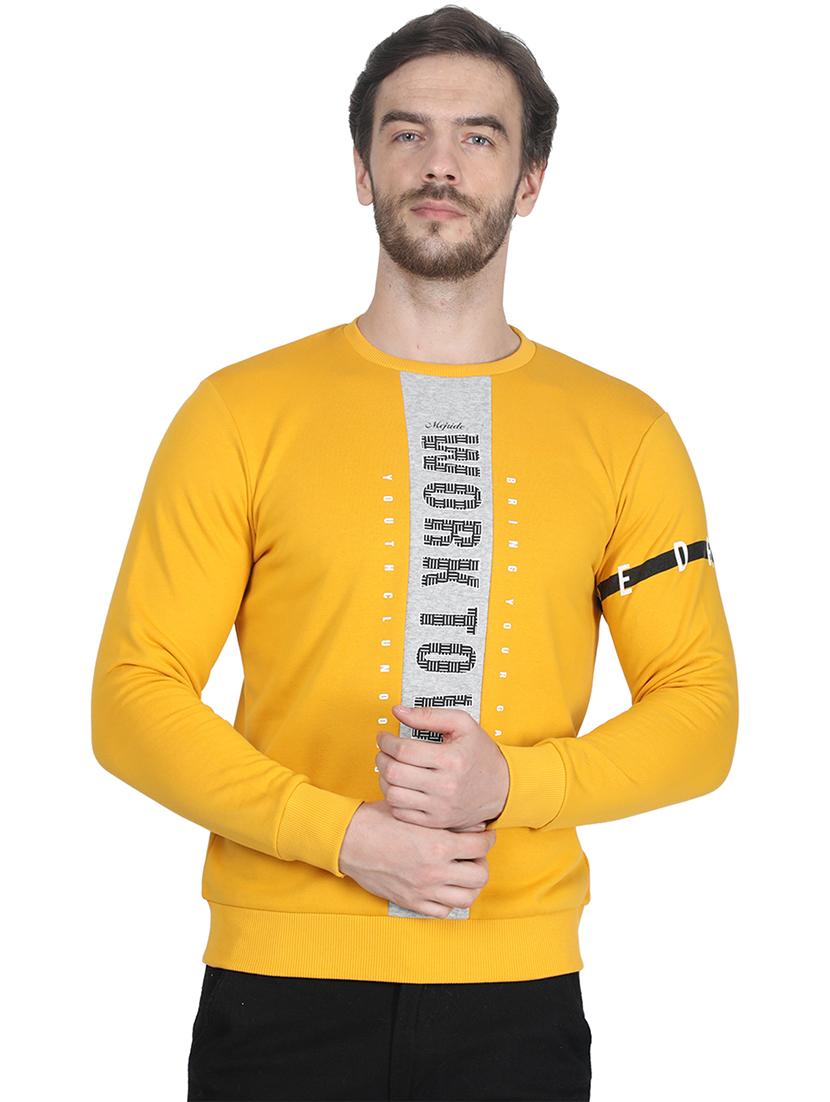 yellow printed sweatshirt - 17514999 - Zoom Image - 1