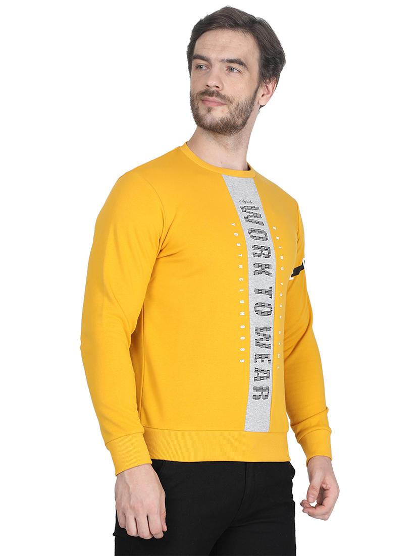 yellow printed sweatshirt - 17514999 - Zoom Image - 3