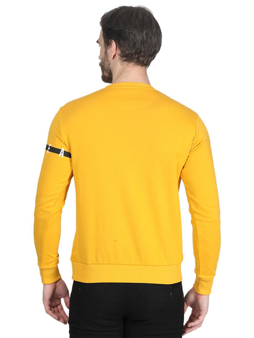 yellow printed sweatshirt - 17514999 - Zoom Image - 4