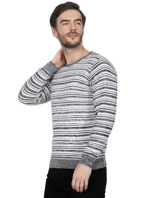 grey striped pullover - 17515065 - Standard Image - 2