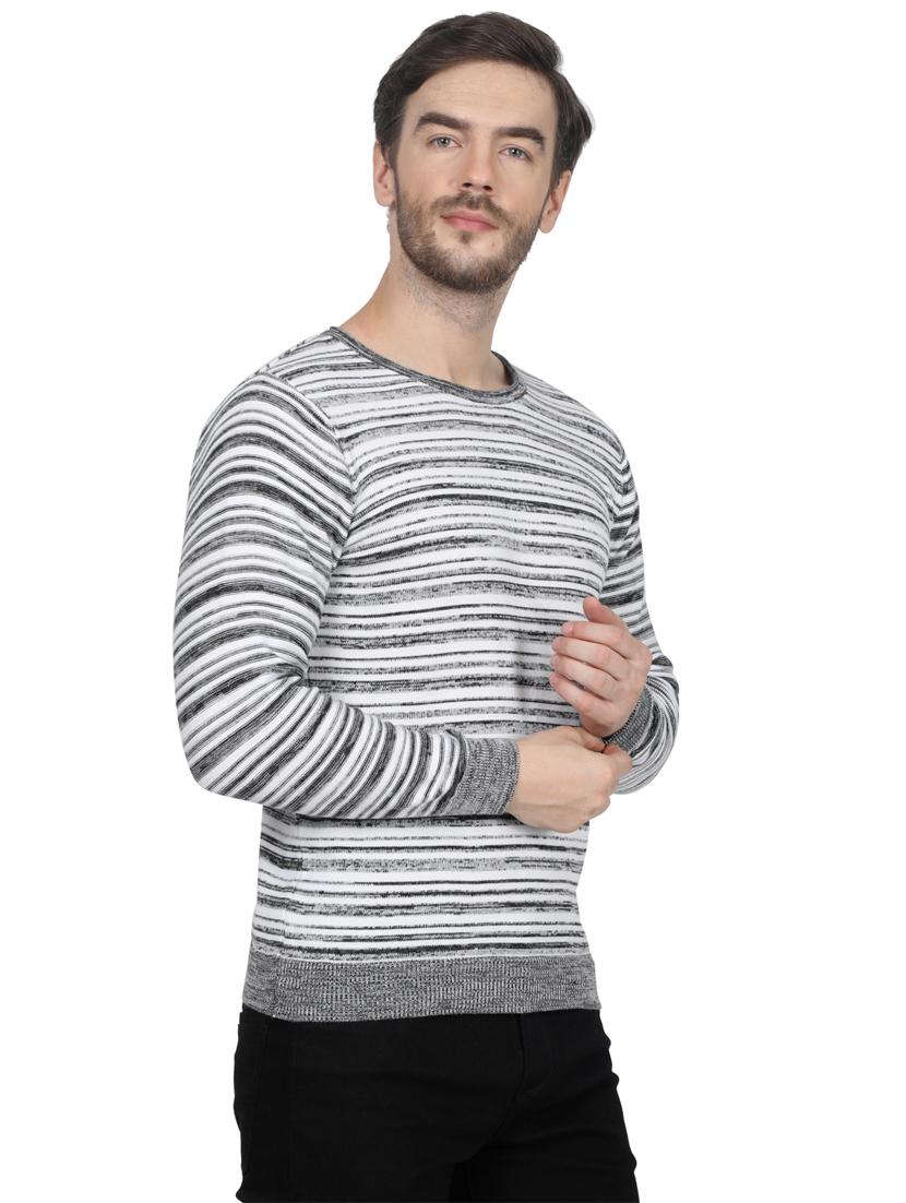 grey striped pullover - 17515065 - Zoom Image - 3