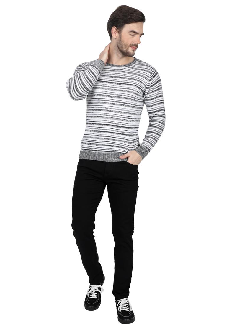 grey striped pullover - 17515065 - Zoom Image - 5