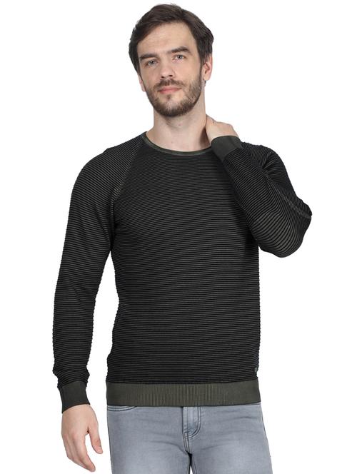 grey striped pullover - 17515070 - Standard Image - 1