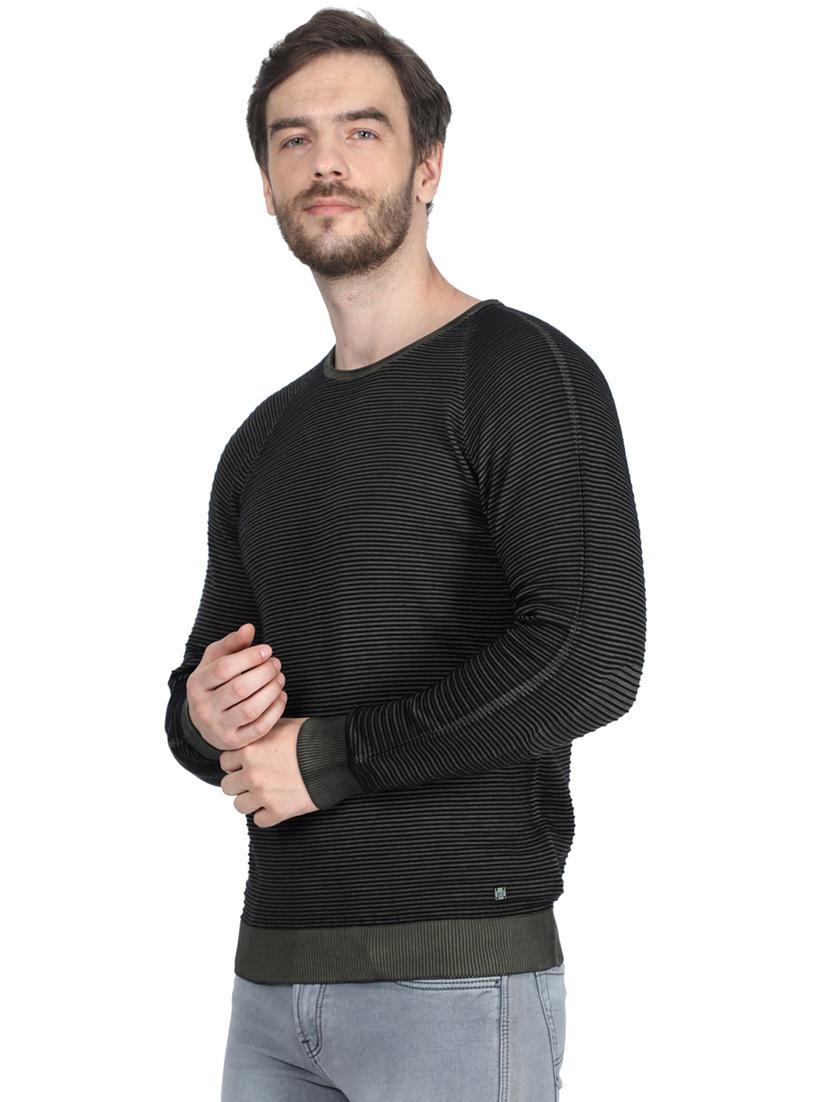 grey striped pullover - 17515070 - Zoom Image - 2