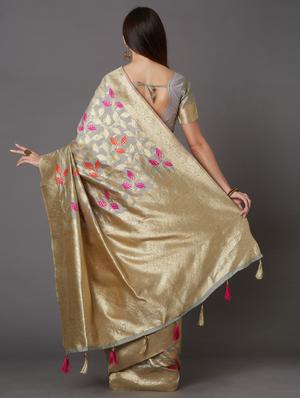 self design banarasi saree - 17515299 - Standard Image - 2