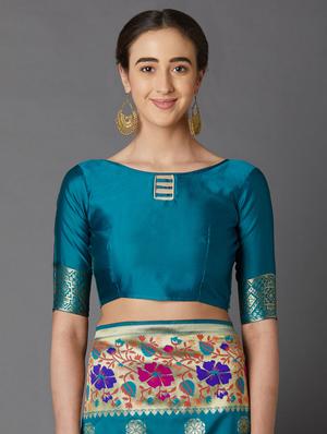 jacquard work banarasi saree - 17515323 - Standard Image - 3