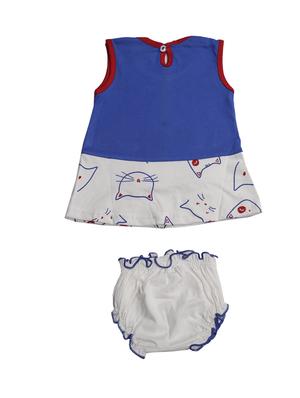 blue cotton frock - 17515511 - Standard Image - 2