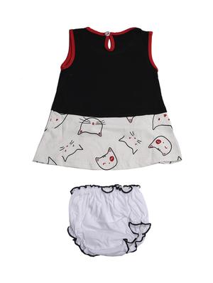 black cotton frock - 17515512 - Standard Image - 2